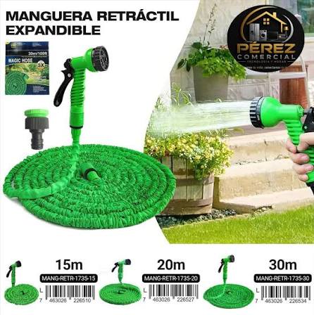 MANGUERA RETRACTIL MAGIC HOSE 22.5 M/ 75FT (30 UND X CAJA)